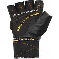 Рукавички для фітнесу Power System PS-2810 Ultimate Motivation Black/Yellow Line XL, фото 4