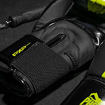 Боксерські рукавиці Phantom APEX Elastic Neon Black/Yellow 12 унцій, фото 6