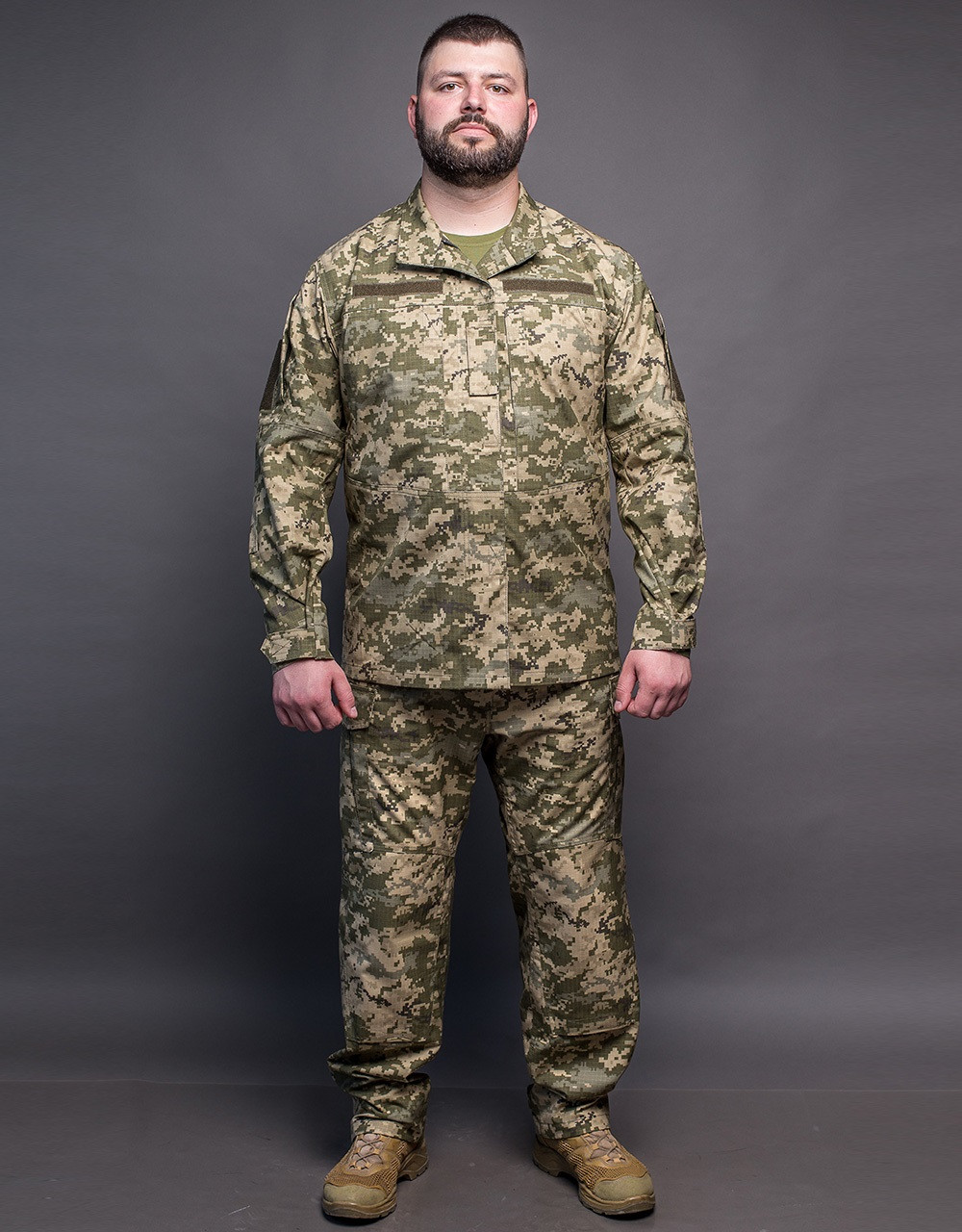 Костюм тактичний для ЗСУ М14 камуфляжний Кітель Ріп Стоп / армійські штани піксель MILIGUS розмір XL