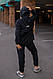 Жіночий прогулянковий костюм двійка худі та спортивні штани джоггери спортивний костюм тринити на флісі, фото 3