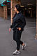 Жіночий прогулянковий костюм двійка худі та спортивні штани джоггери спортивний костюм тринити на флісі, фото 9