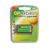 Аккумулятор Крона ReCyko+ 150mAh Gp (GP 15R8H / 15R8HВE / 15R8HB-U1Recyko) - Вища Якість та Гарантія!