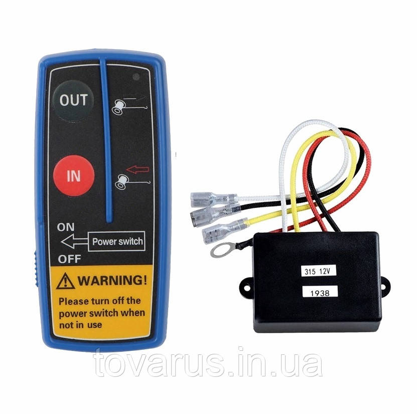 Бездротовий пульт керування лебідкою 12V, фото 1