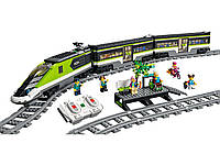 LEGO Конструктор City Trains Пассажирский поезд-экспресс Baumar - Знак Качества