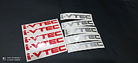 Наклейки на стекло заднее Хонда втек i vtec honda