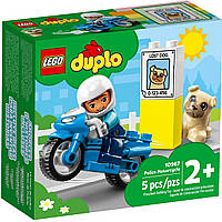 LEGO Конструктор DUPLO Town Полицейский мотоцикл 10967 Baumar - Знак Качества