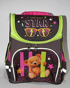 Шкільний дитячий рюкзак на 1-2 клас Ведмідь