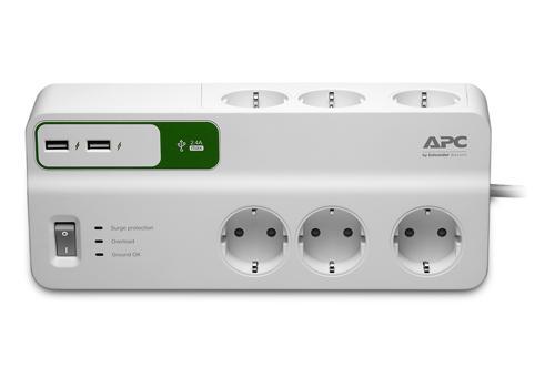 APC Essential SurgeArrest 6 outlets + 2 USB Baumar - Знак Качества - фото 2 - id-p1910040631