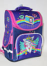 Рюкзак для дівчаток на 1-2 клас Єдиноріг і веселка, фото 2