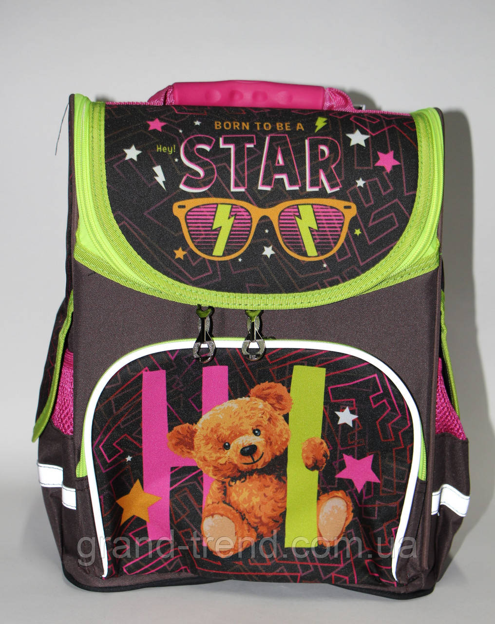 Рюкзак для дівчаток на 1-2 клас Ведмідь
