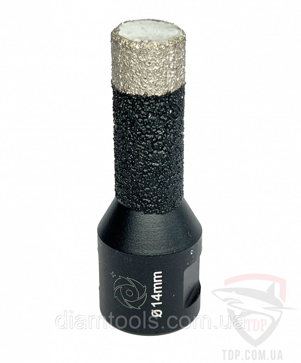 Коронка алмазна Алмаз-Абразив 14 мм Black на КШМ M14 (04714)