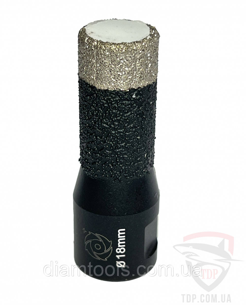 Коронка алмазна Алмаз-Абразив 18 мм Black на КШМ M14 (04717)