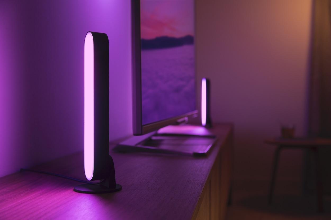 Philips Hue Панель освещения умная Play, RGB, ZigBee, диммирование, базовый комплект, блок питания, 2шт, - фото 3 - id-p1910077129