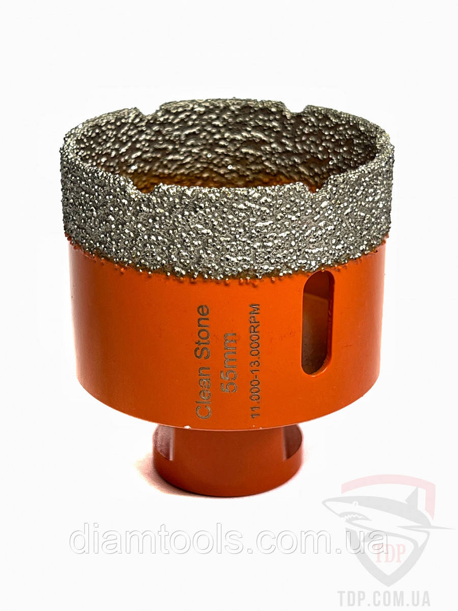 Коронка алмазна Алмаз-Абразив 55 мм Orange на КШМ M14 (03863)