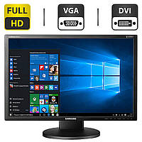 Монітор Б-клас Samsung SyncMaster 2443BW / 24" (1920x1200) TN / 1x VGA, 1x DVI / VESA 100x100 + Кабелі (VGA, DVI на вибір) та