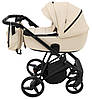 Коляска 2 в 1 Adamex Blanc Eco SA-8 бежевий, фото 3
