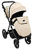 Коляска 2 в 1 Adamex Blanc Eco SA-8 бежевий, фото 7
