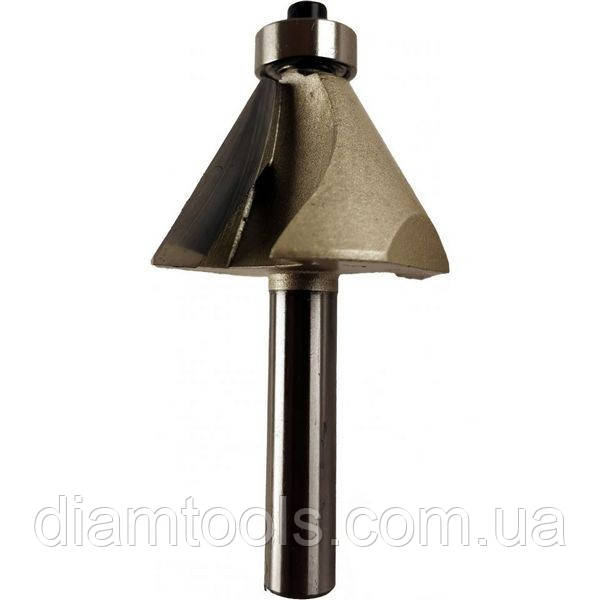 Фреза кромкова конусна Pobedit 1024 D63 d12 L60 h25 O45
