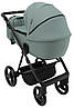 Коляска 2 в 1 Adamex Blanc Eco SA-20 нефрит, фото 4