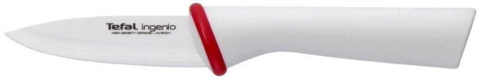 Tefal Нож для овощей керамический с чехлом Ingenio Ceramic White 8 см (K1530314) Baumar - Знак Качества - фото 1 - id-p1910080954