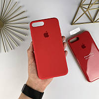 Силиконовый чехол на iPhone 7 Plus / 8 Plus Full с закрытым низом Red (14)