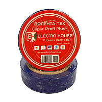 ElectroHouse ізоляційна стрічка синя 0,15 мм х 18мм х 11м