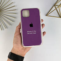 Силиконовый чехол на Айфон 11 про с закрытым низом | iPhone 11 Pro Grape (43)