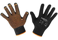 Neo Tools 97-620-10 Перчатки рабочие, хлопок и полиэстер, пунктир, 10 " Baumar - Знак Качества