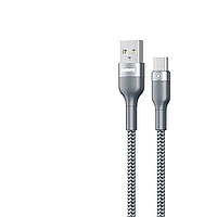 Кабель Remax RC-064a USB Type-C Sury 2 1м срібло