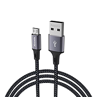 Кабель Proda PD-B52m USB MicroUSB Fast Speed Data 1м чорний