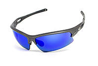 Окуляри захисні Venture Gear MontEagle GunMetal (ice blue mirror) Anti-Fog, дзеркальні сині, фото 3