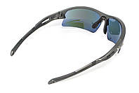 Окуляри захисні Venture Gear MontEagle GunMetal (ice blue mirror) Anti-Fog, дзеркальні сині, фото 6