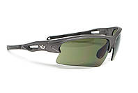 Окуляри захисні Venture Gear MontEagle GunMetal (forest gray) Anti-Fog, сіро-зелені, фото 4