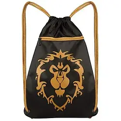 Сумка-рюкзак J!NX World of Warcraft Alliance Loot Bag Black Yellow 15