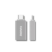 Перехідник Remax RA-OTG1 Glance USB(F) to Type C срібло