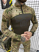 Тактическая рубашка убакс ВСУ мультикам, Мужская армейская боевая кофта ubacs
