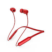 Навушники вакуумні безпровідні Bluetooth Remax RB-S17 Neckband червоні