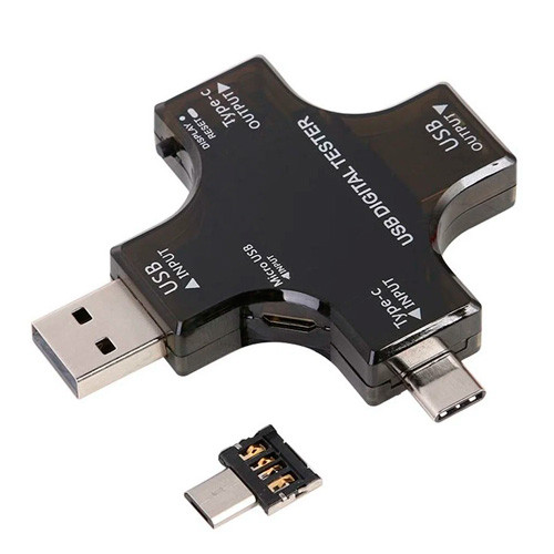 USB тестер струму напруги ємності з Bluetooth, Type-C MicroUSB, Atorch J-7C, фото 1