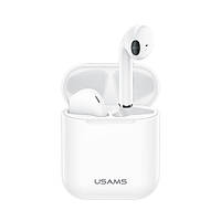 Навушники вкладиші безпровідні Bluetooth Usams US-LQ001 LQ білі
