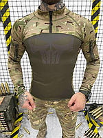 Боевая тактическая рубашка ubacs мультикам, Армейская кофта убакс ВСУ multicam