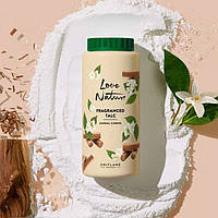 Тальк для тіла з ароматом жасмину і сандалу Love Nature, oriflame 100г