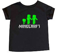 Детская футболка "minecraft" (человечки) 134 Family look