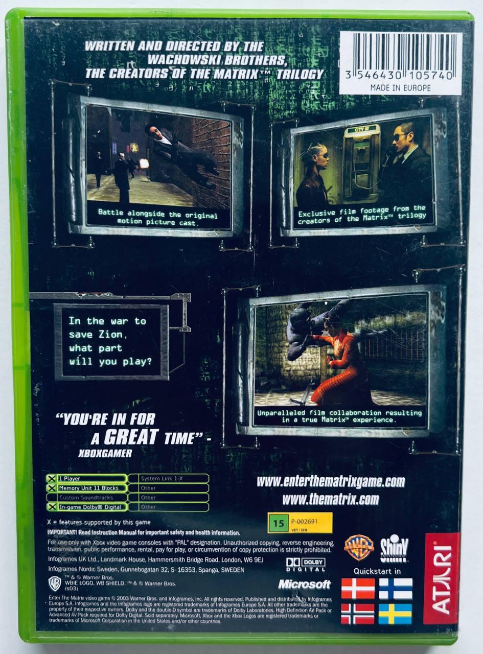 Enter the Matrix, Б/У, английская версия - диск для XBOX Original - фото 3 - id-p1819398523