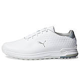 Кросівки для гольфу Puma Proadapt Alphacat Leather Golf Shoes Puma White/Puma Silver, оригінал. Доставка від 14 днів, фото 4