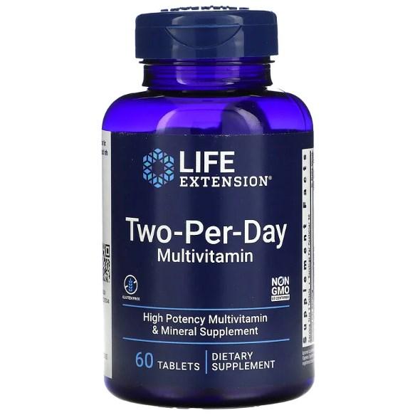 Вітаміни Life Extension Two-Per-Day Multivitamin (60 таблеток.), фото 1