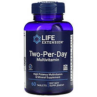 Вітаміни та мінерали Life Extension Two-Per-Day Multivitamin (60 таблеток.)