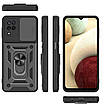 Ударостійкий чохол Camshield Serge Ring для Samsung Galaxy M53 5G TPU+PC, Шторка на камеру, Чорний, фото 4