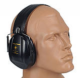 Навушники стрілецькі PELTOR BULL'S EYE I PROTECTIVE EARMUFF Black єдиний, фото 4