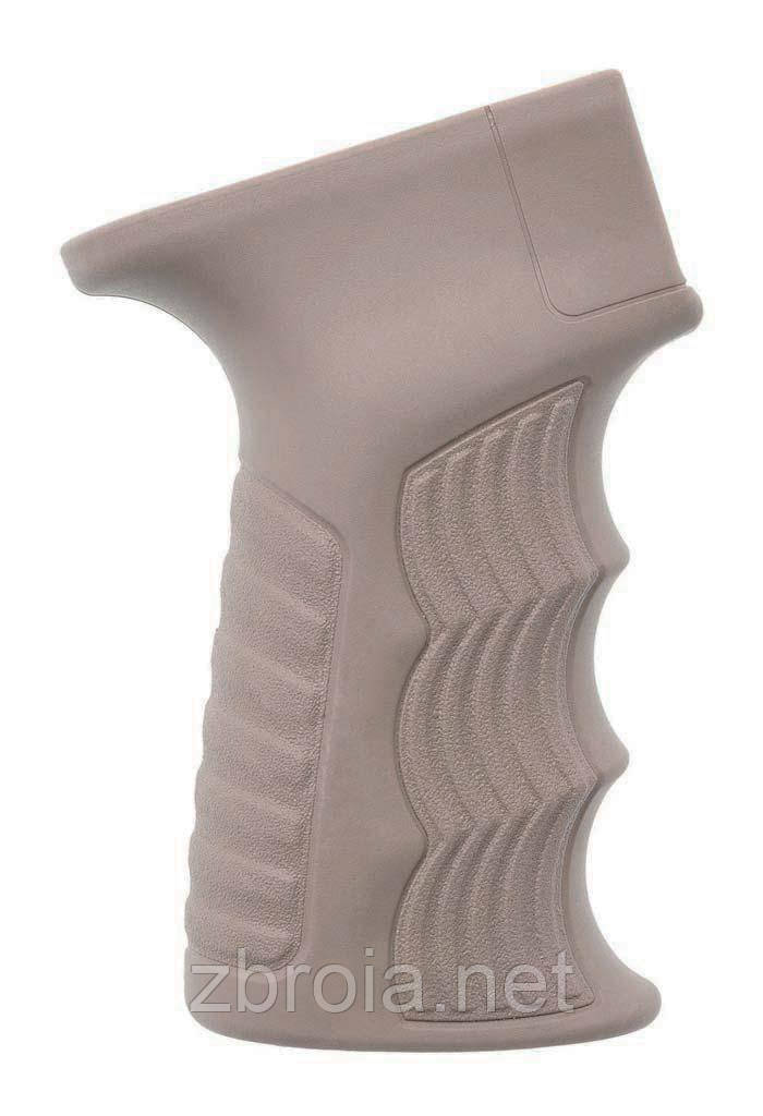 Пістолетна рукоятка DLG Tactical (DLG-098) для АК-47/74 (полімер) прогумована, койот