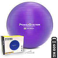 М'яч для фітнесу та гімнастики Power System PS-4011 55 cm Purple